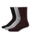 Hanes Mens 1901 Heritage Half Cushion Crew Socks 3-Pack