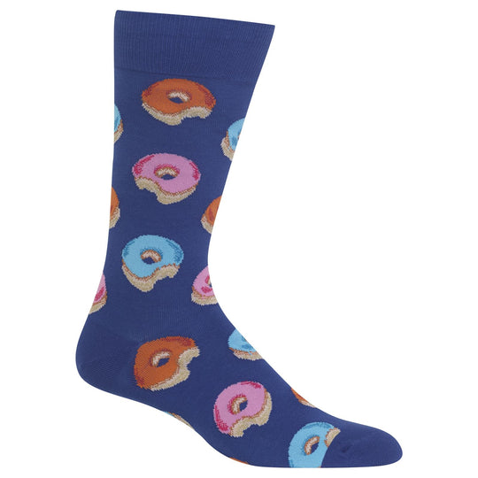 Hot Sox Mens Donuts Crew Socks