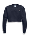 Champion Life Womens Reverse Weave Cropped Cut Off Crew-Mens Fit
