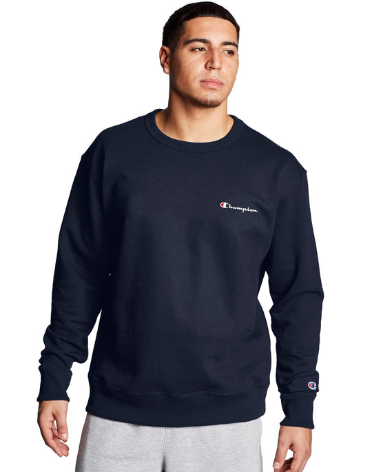 Champion Mens Powerblend Fleece Crew