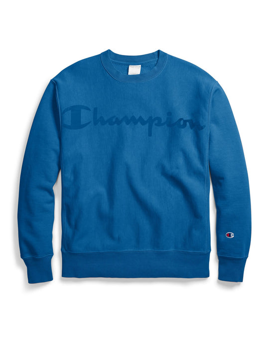 Champion Life Mens Garment Dyed Reverse Weave Crew
