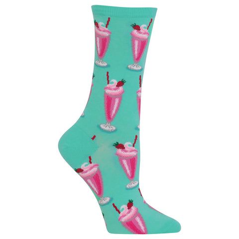Hot Sox Womens Milkshakes Crew Socks