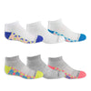Fruit Of The Loom Girls Active Arch Support Cushioned Low Cut Socks 6 Pair