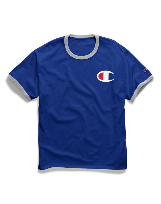 Champion Mens Classic Jersey Ringer Tee