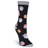K. Bell Womens Coffee Cups Crew Socks