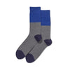 Hot Sox Mens Color Block Crew Socks