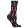 Hot Sox Womens Hot Sauce Crew Socks