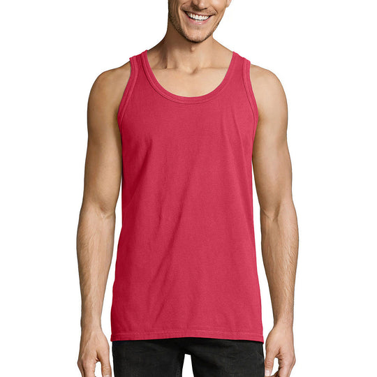 Hanes Mens ComfortWash Garment Dyed Sleeveless Tank Top