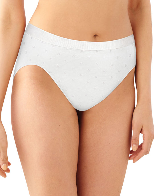 Bali Comfort Revolution Microfiber Solid Hi-Cut Brief