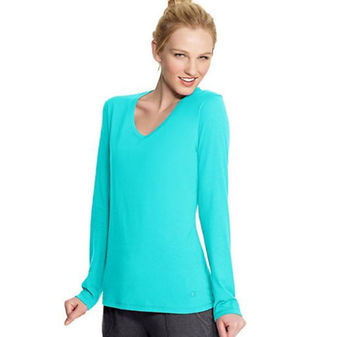 Champion Women`s Authentic Jersey Long Sleeve Tee