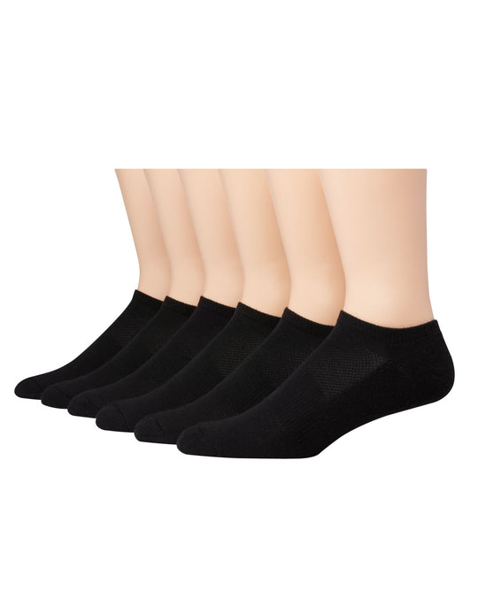 Hanes Mens FreshIQ ComfortBlend Sport Cut Socks 6-Pack