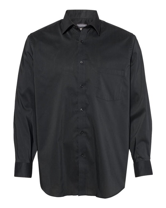 Van Heusen Mens Stretch Spread Collar Shirt, XL, White
