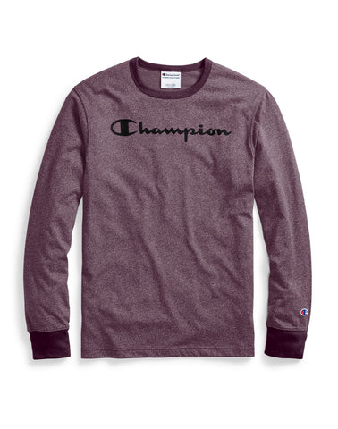 Champion Mens Heritage Heather Long-Sleeve Tee