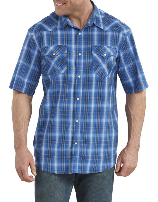 Dickies Mens Icon Relaxed Fit Western Short Sleeve Shirt