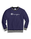 Champion Life Mens Reverse Weave Yarn Dye Rib Trim Crew
