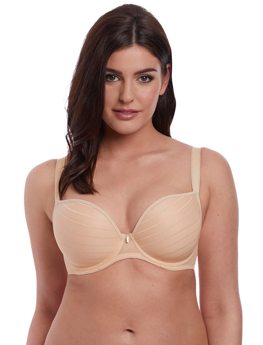 Freya Womens Cameo Underwire Deco Moulded Plunge Bra