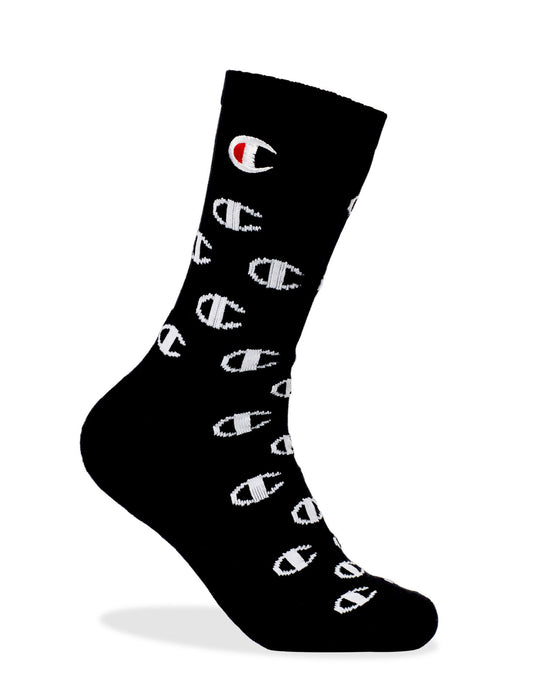 Champion Life Adult Allover C Crew Socks 1-Pair