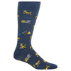 Hot Sox Mens Dump Trucks Crew Socks