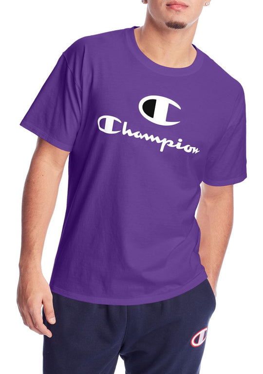 Champion Mens Classic Short-Sleeve Jersey Tee