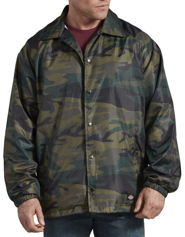 Dickies Mens Camo Coaches Jacket