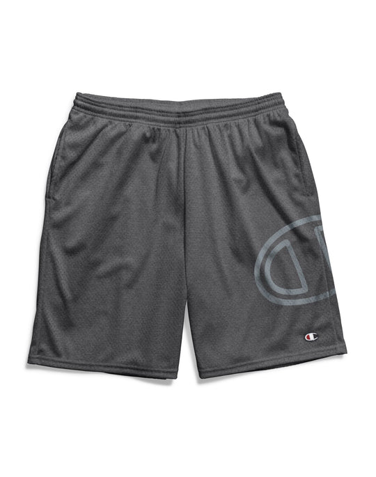 Champion Men's Long Mesh Shorts with Pockets