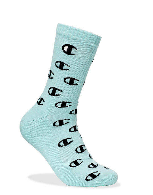 Champion Life Adult Allover C Crew Socks 1-Pair