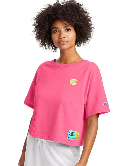 Champion Life Womens Heritage Crop Tee