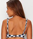Freya Womens Totally Check Underwire High Apex Bikini Top
