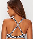 Freya Womens Totally Check Underwire High Apex Bikini Top