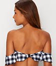 Freya Womens Totally Check Bardot Bikini Top