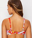 Freya Womens Wild Flower Underwire Non Padded Plunge Bikini Top