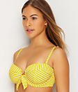 Freya Womens Beach Hut Underwire Padded Bandeau Bikini Top