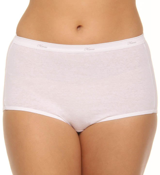 Vintage 1994 Hanes Her Way White Cotton Ladies Briefs Underwear 3 Pairs  Size 9 for sale online