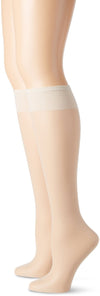 Hanes Alive Full Support Sheer Knee Highs Style 2 pair pack