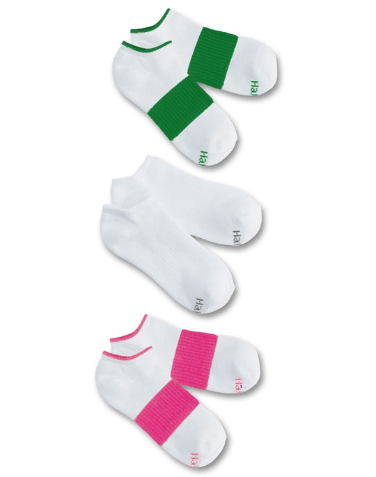 Hanes Women's Low-Cut Athletic Socks With Arch Support 3 Pairs