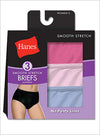 Hanes Women’s Plus Smooth Stretch Briefs 3-Pack