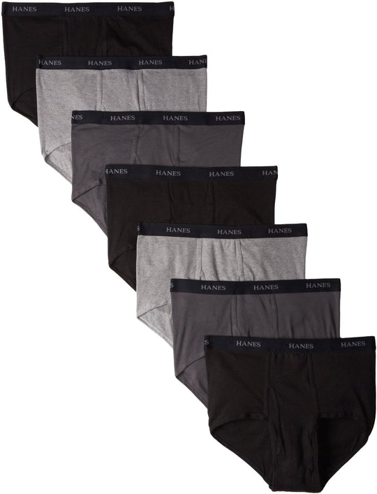 Hanes Classics Men's TAGLESS No Ride Up Briefs with Comfort Flex Waistband 7-Pack