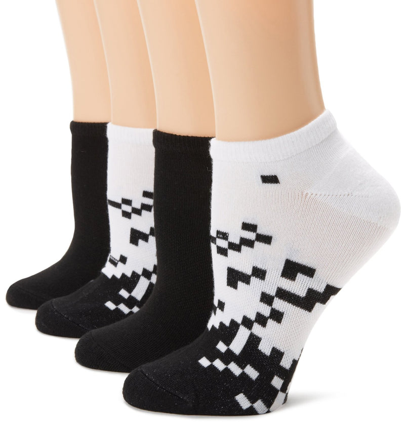 Hanes Women's 4 Pack Fit Comfort Collection Low Cut Sock