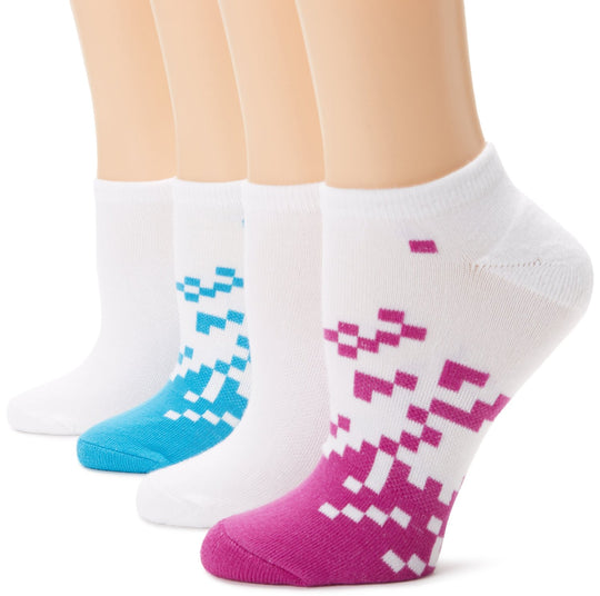 Hanes Women's 4 Pack Fit Comfort Collection Low Cut Sock