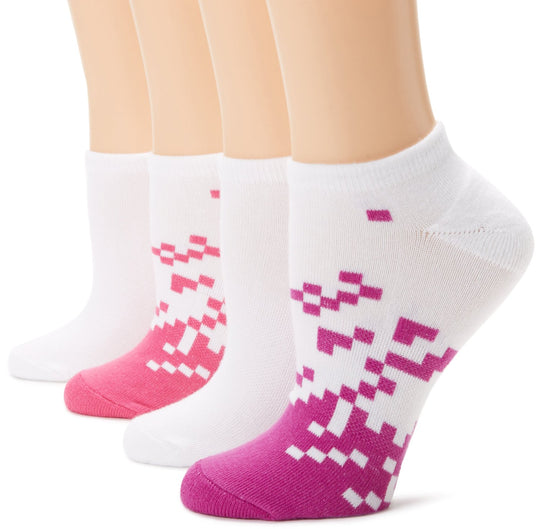 Hanes Women's 4 Pack Fit Comfort Collection Low Cut Sock