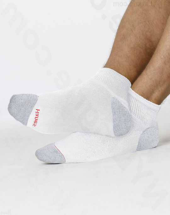 Hanes Men's 6-Pack Full Cushion Ankle Socks