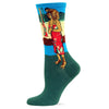 Hot Sox Womens Collection Gauguin Trouser Sock