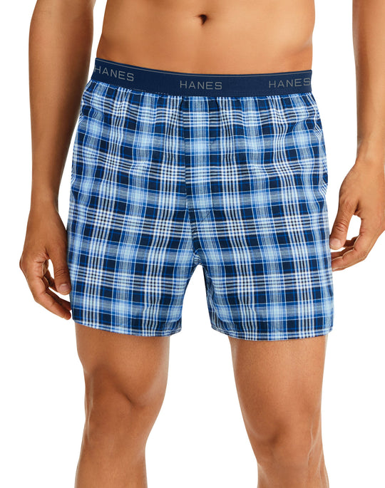 Hanes Men's Cool Comfort® Woven Boxers 6-Pack