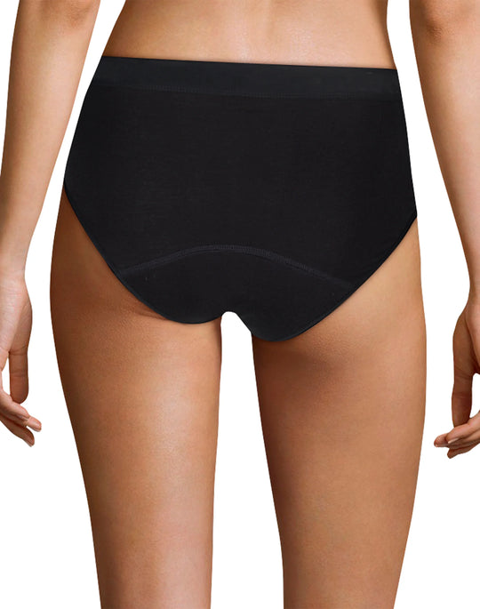 Hanes Womens Fresh and Dry Leak Guard Modern Brief 3-Pack