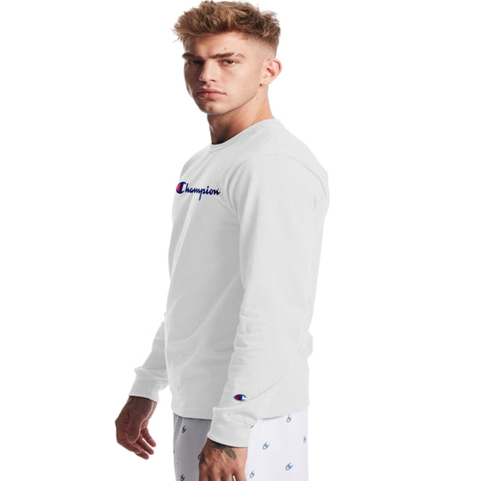 Champion Life Mens Heritage Long-Sleeve Tee, XS, Black