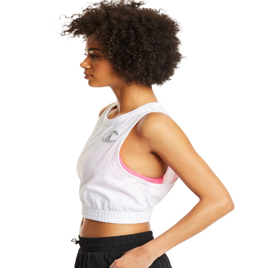 Champion Life Womens Cropped Tank, XL, White