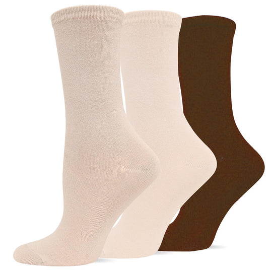 Hot Sox Womens Originals Solid 3 Pack Trouser Socks