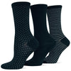 Hot Sox Womens Originals Polka Dot 3 Pack Trouser Socks