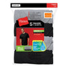 Hanes Mens FreshIQ ComfortSoft Dyed Black/Grey T-Shirt 2XL 4-Pack