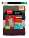 Hanes Mens FreshIQ ComfortSoft Dyed Assorted Tank Undershirt 2XL 4-Pack